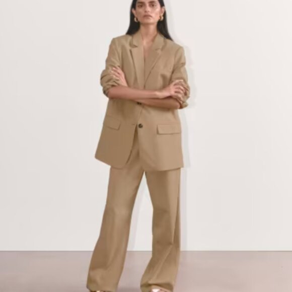 Everlane The Oversized Blazer in Buttersmooth nwot - Picture 3 of 6